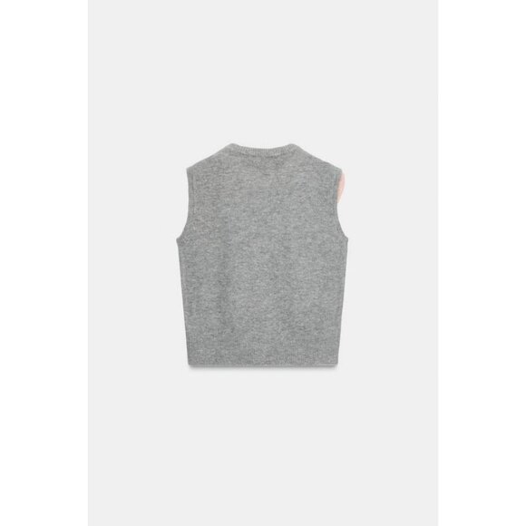 ZARA KNIT TIE VEST TOP - Picture 4 of 5